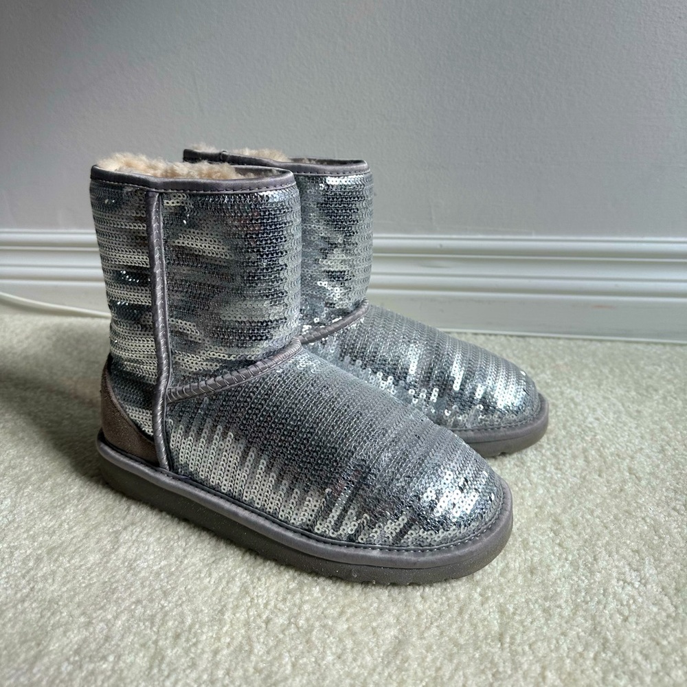 Limited Edition Silver Sequin Uggs